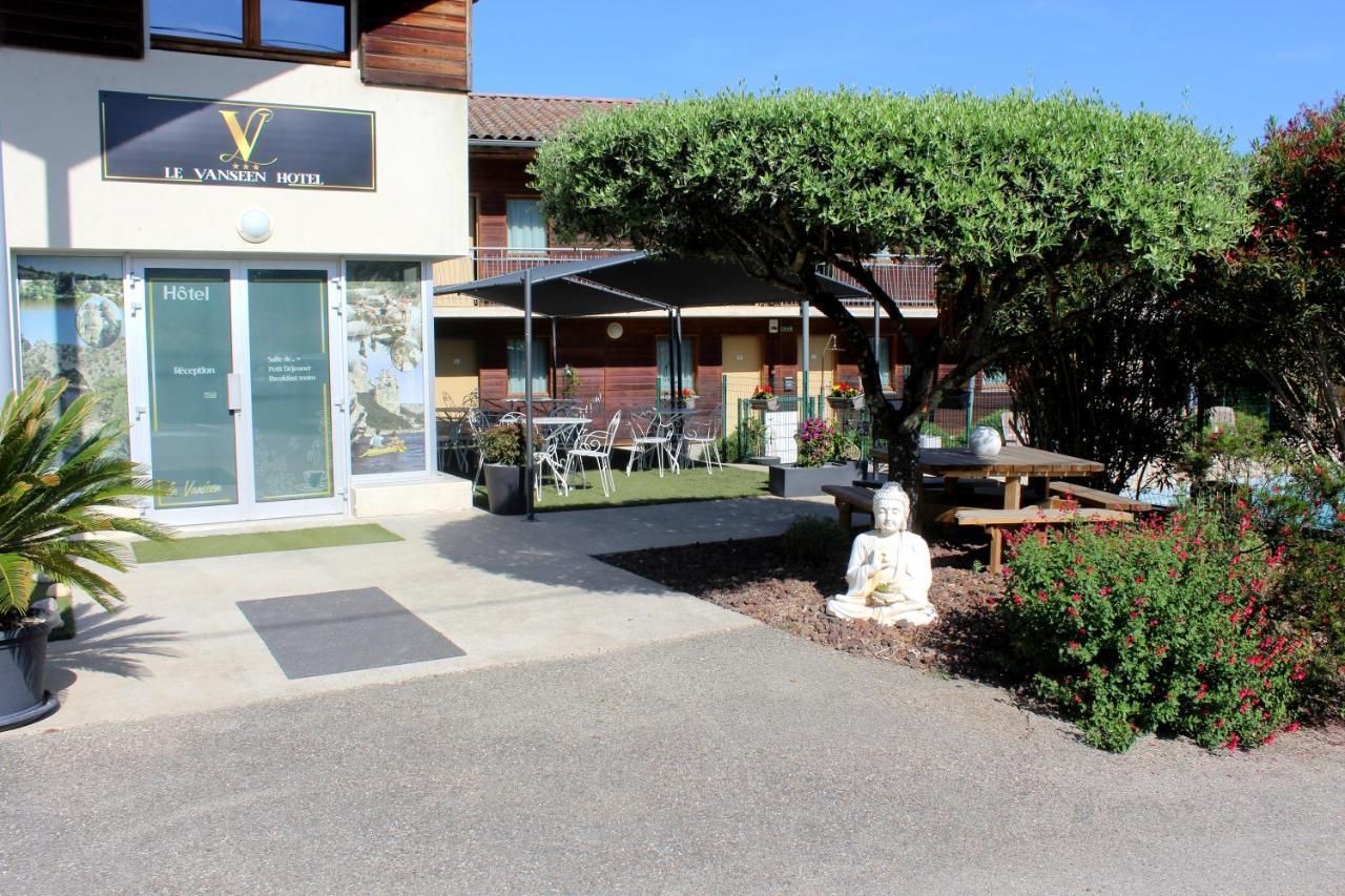 Hotel Le Vanséen Les Vans Exterior foto